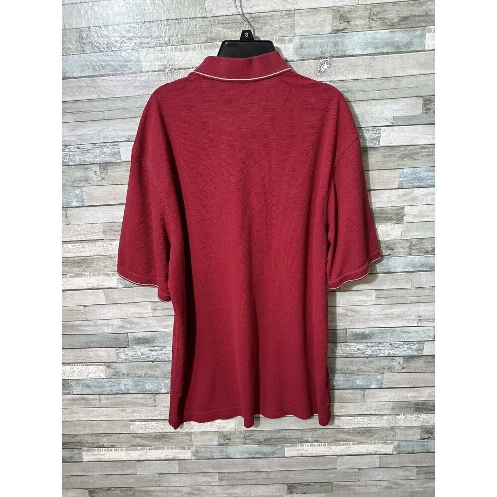 Men’s Nike Dri Fit Polo T-shirt Red Large